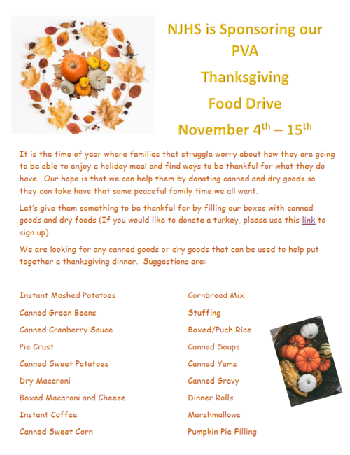 Thanksgiving Food drive